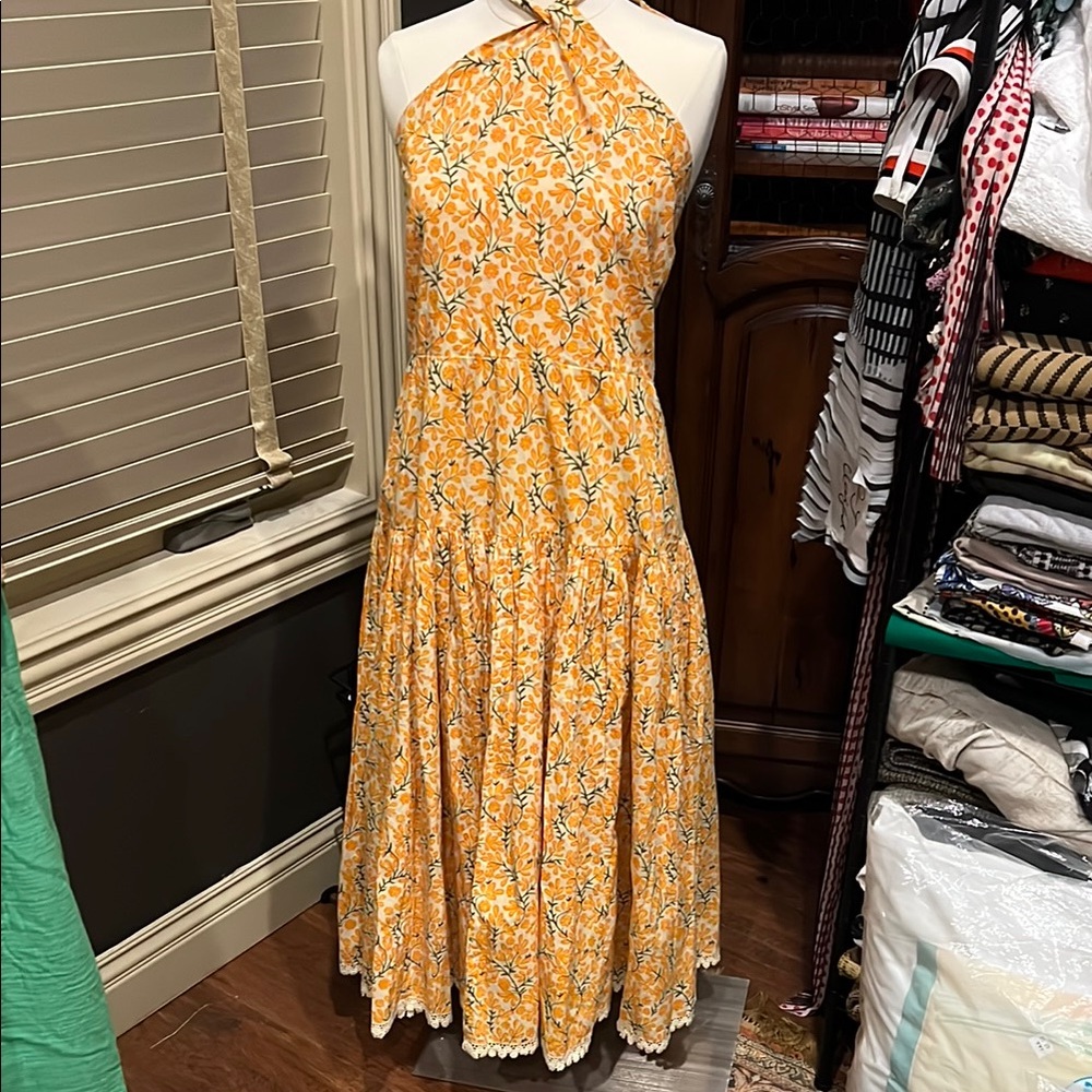 Eddy Krystal Tiered Midi Sundress